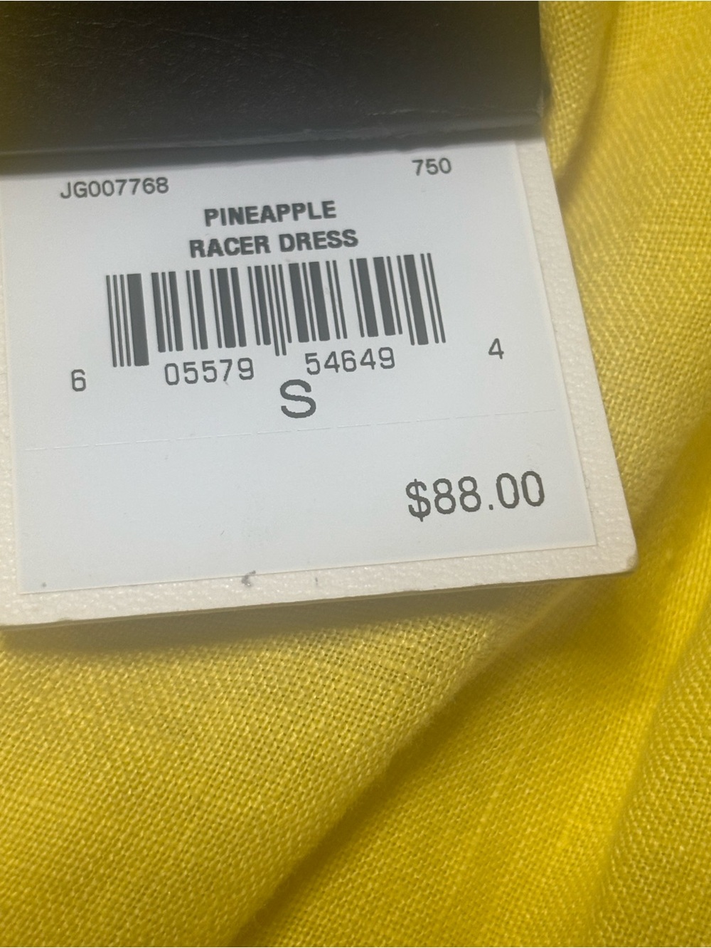 Juicy Couture Yellow Spaghetti-Strap Drawstring Mini Dress - Picture 8 of 9
